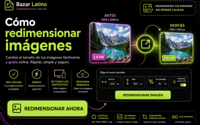 Cómo redimensionar imágenes online sin perder calidad